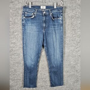 AGOLDE Women's Size 30 Sophie High Rise Raw Hem Skinny Jeans